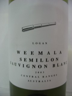 Logan 'Weemala' Sem Sauv Blanc 2003<br>Savings/doz $106.00